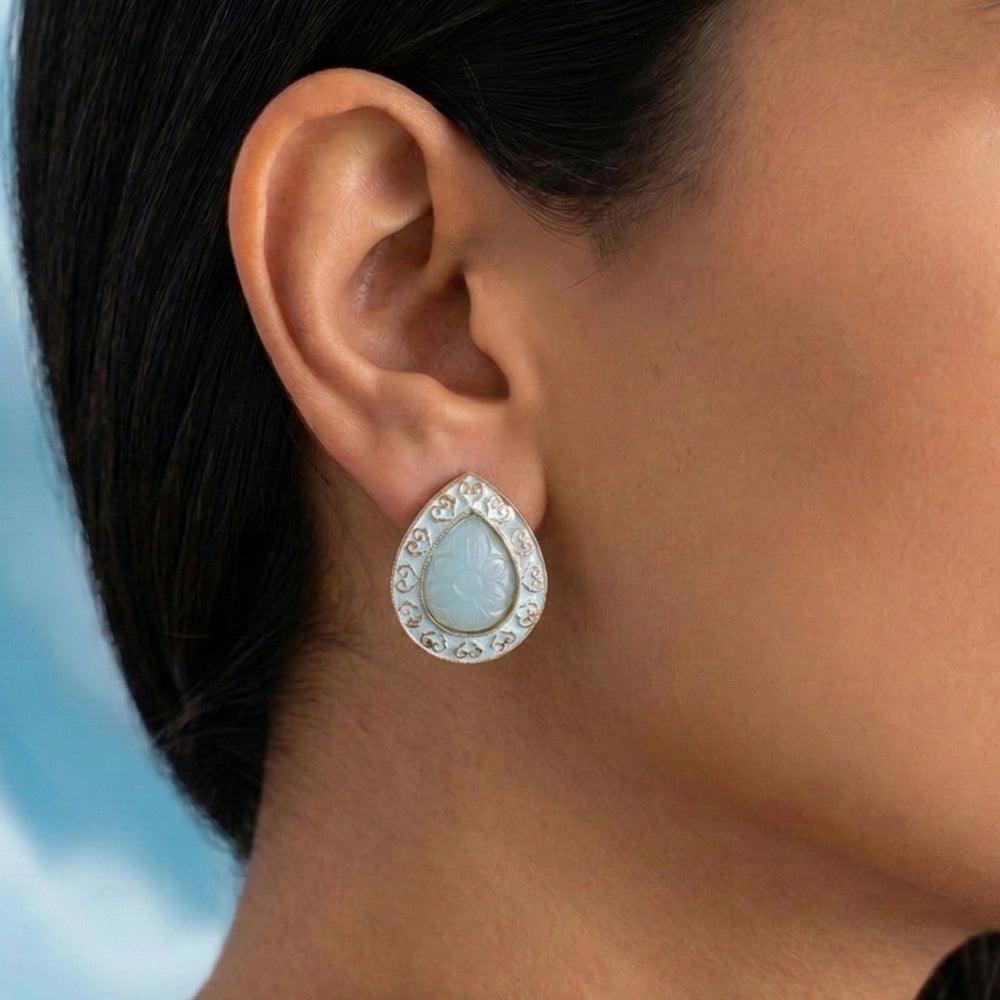 Js Fashion Beautiful Meekakari Design Fancy Style Party wear Earring