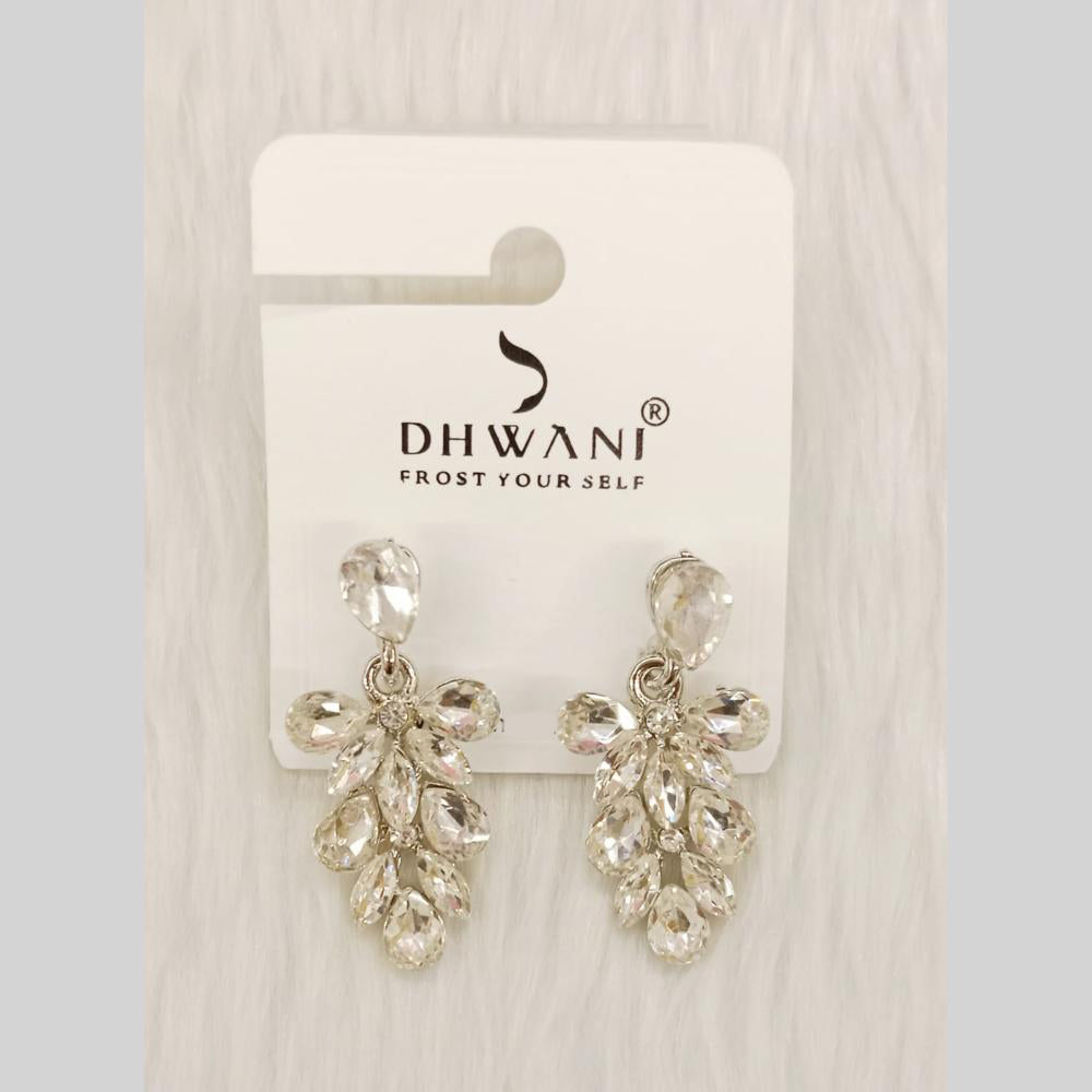 Dhwani Trendy Crystal Stone Dangler Earrings