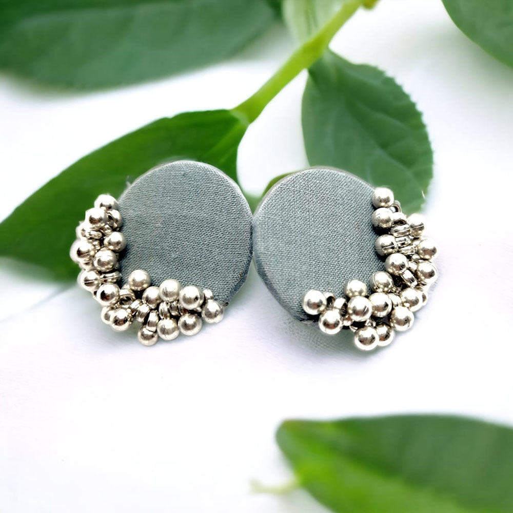 Handmade For Her Oxidised Plated Handmade Ghungroo Studs Earring