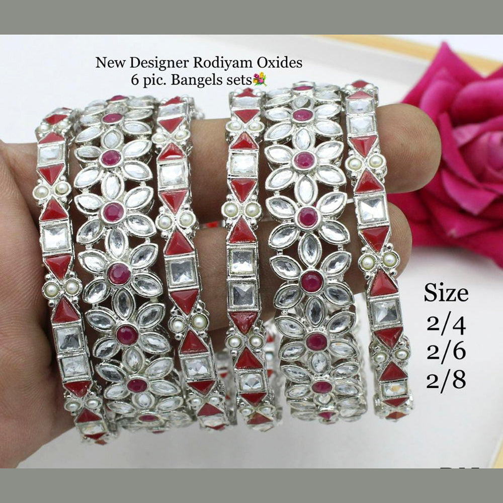 Pooja Bangles Oxidized Stylish Bangles Set