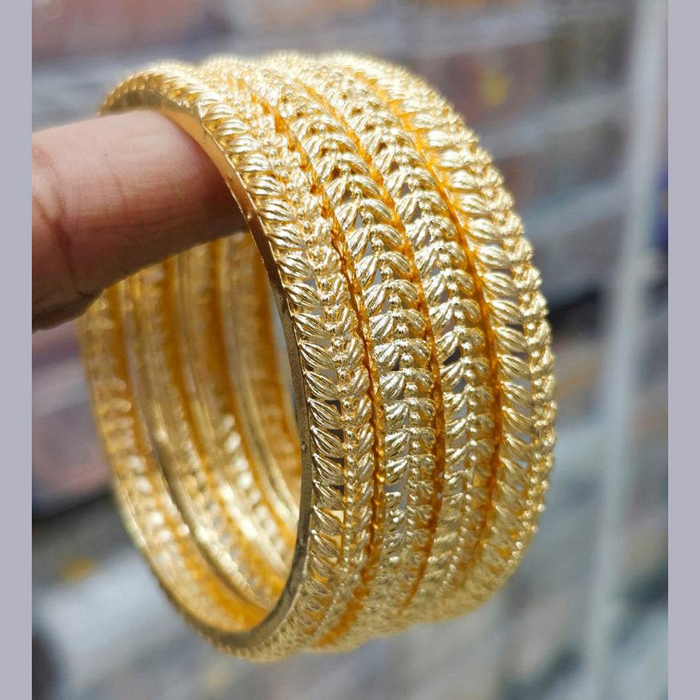 Pooja Bangles Gold Plated Bangle Set