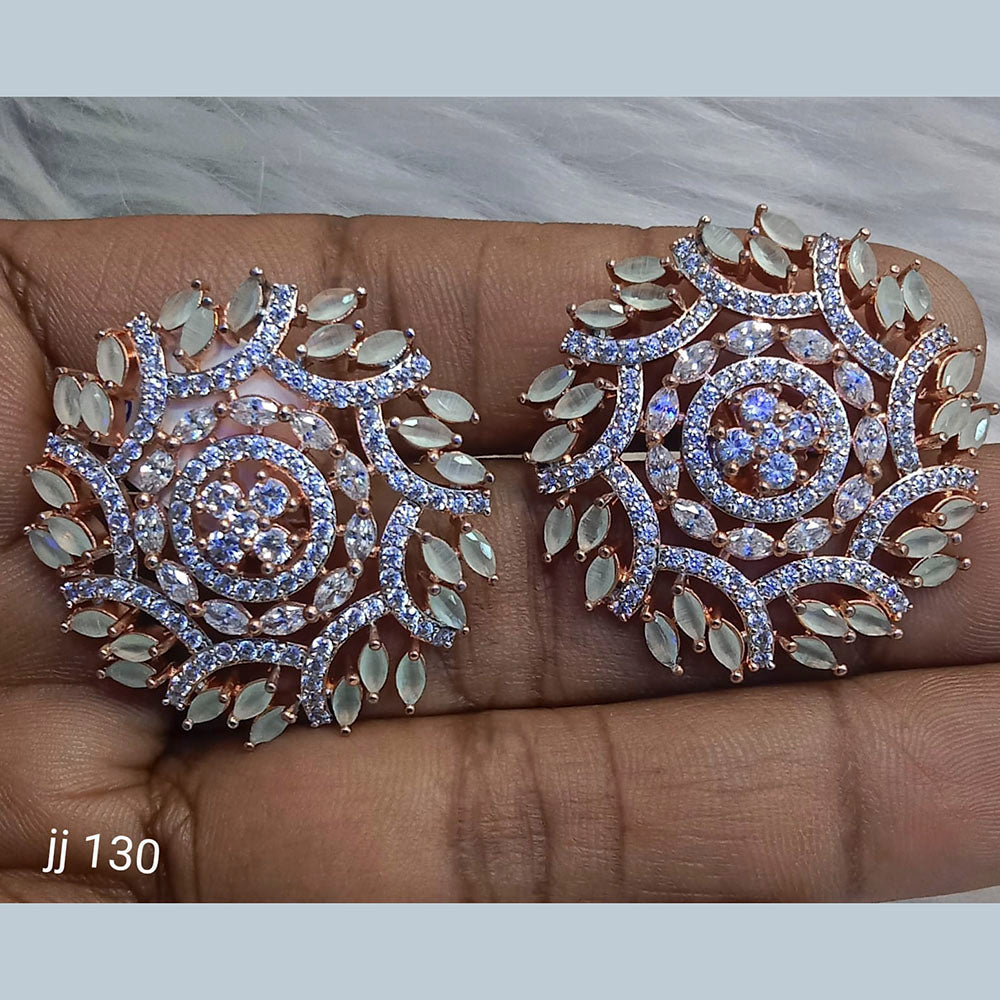 Jain Jewellers Ad Stone Stud Earrings - 11062657