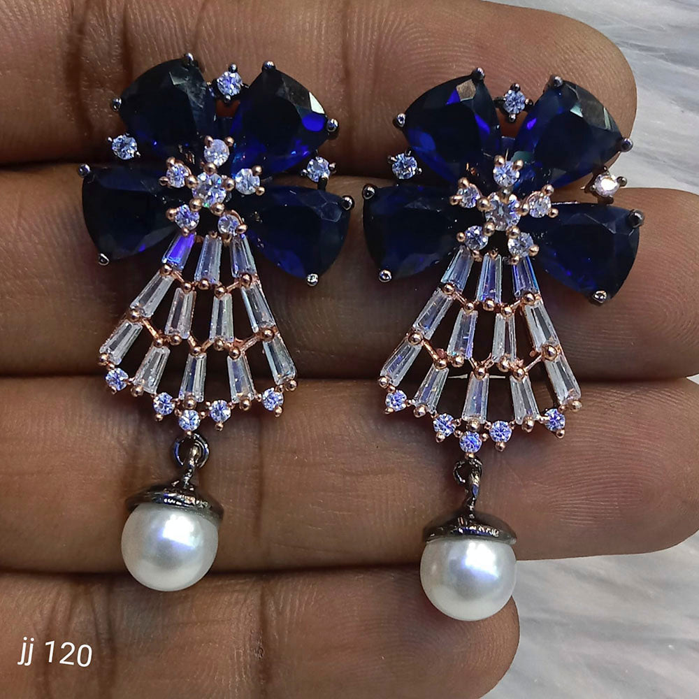 Jain Jewellers Ad Stone Stud Earrings - 11062676