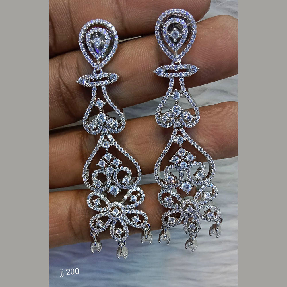 Jain Jewellers Ad Stone Dangler Earrings