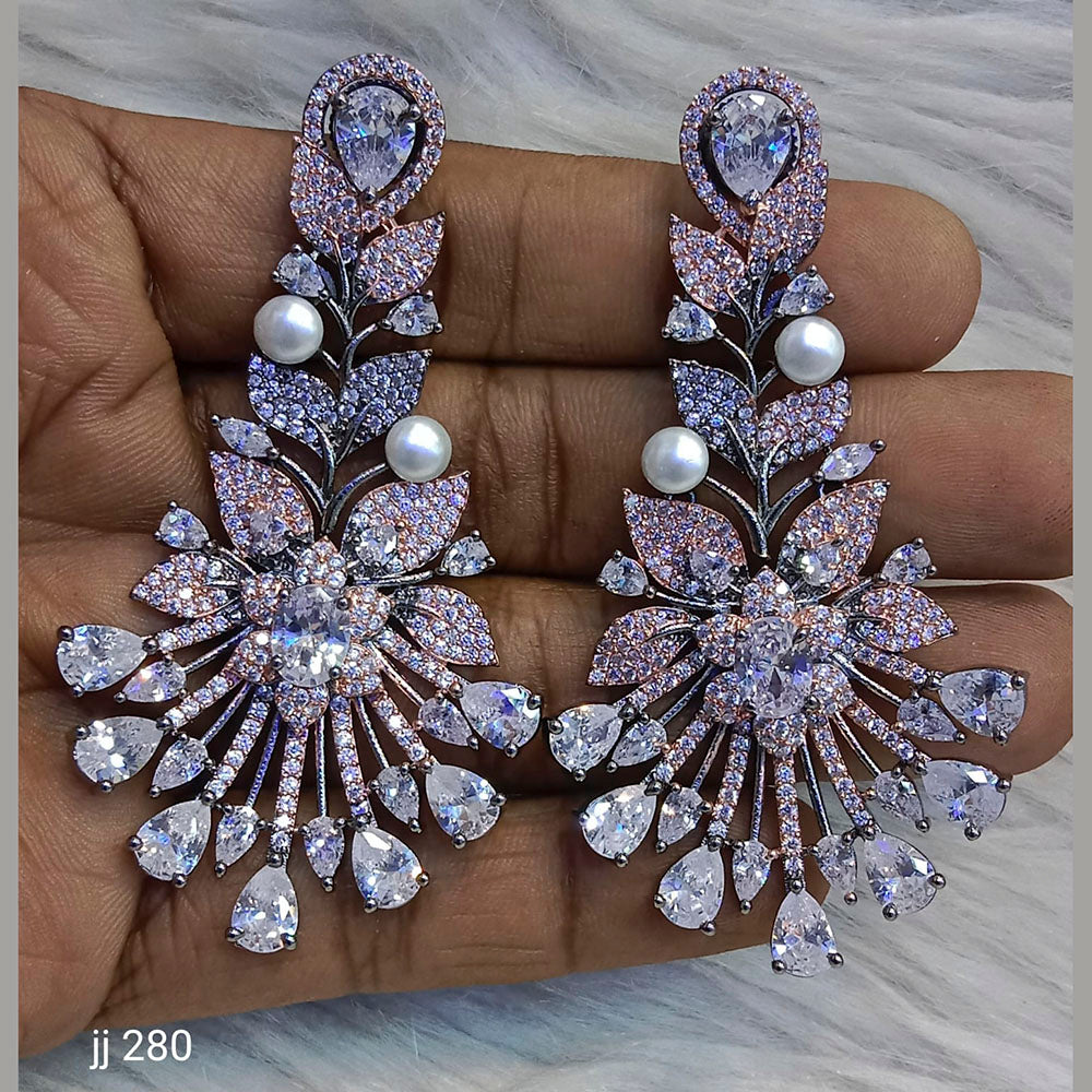 Jain Jewellers Ad Stone Dangler Earrings