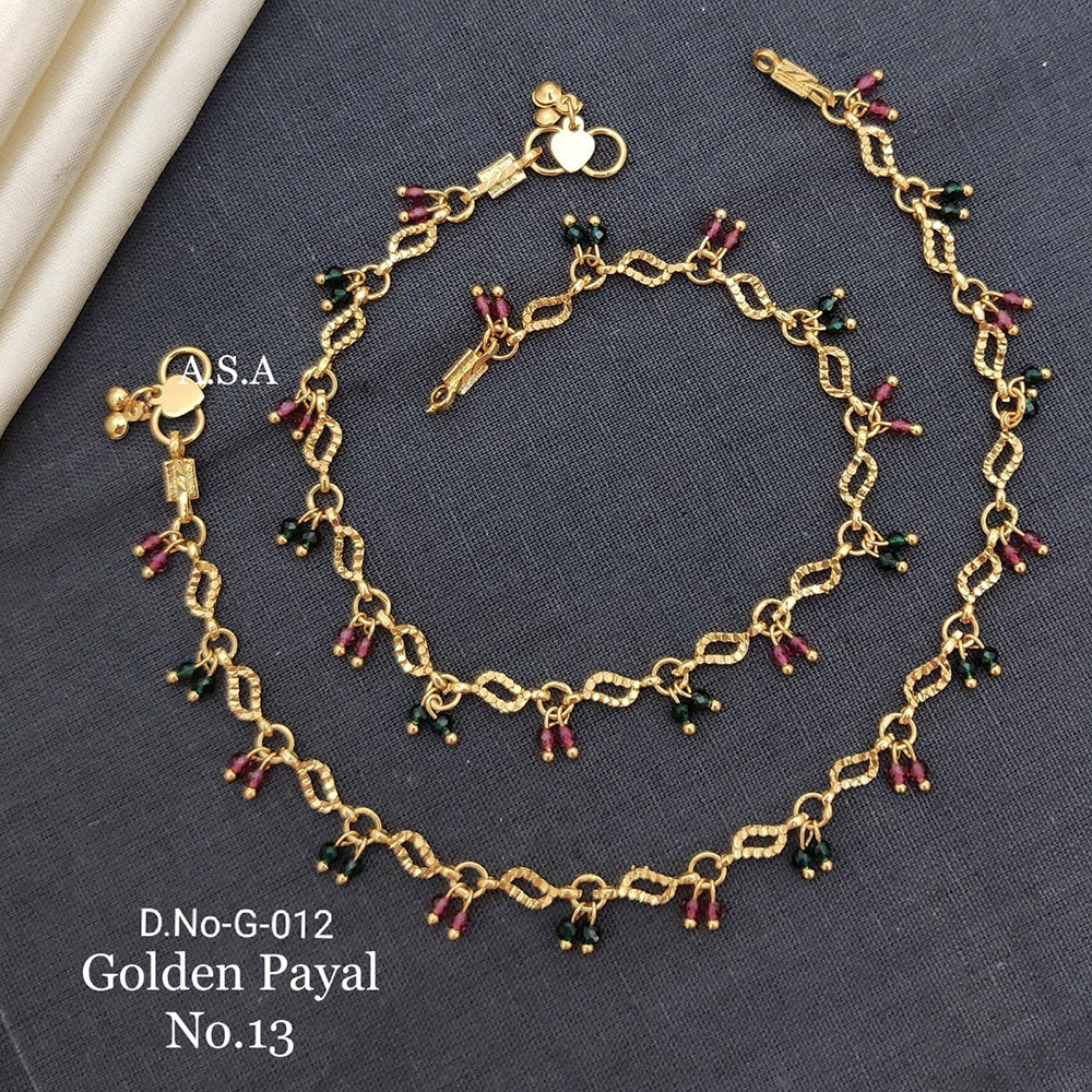 FS Collection Gold Plated Payal