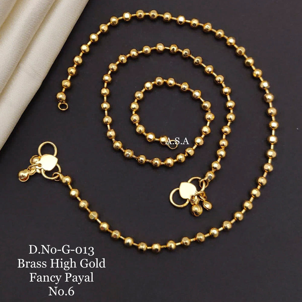FS Collection Gold Plated Fancy Payal