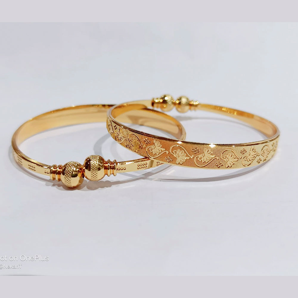 FS Collection Gold Plated Openable Kada