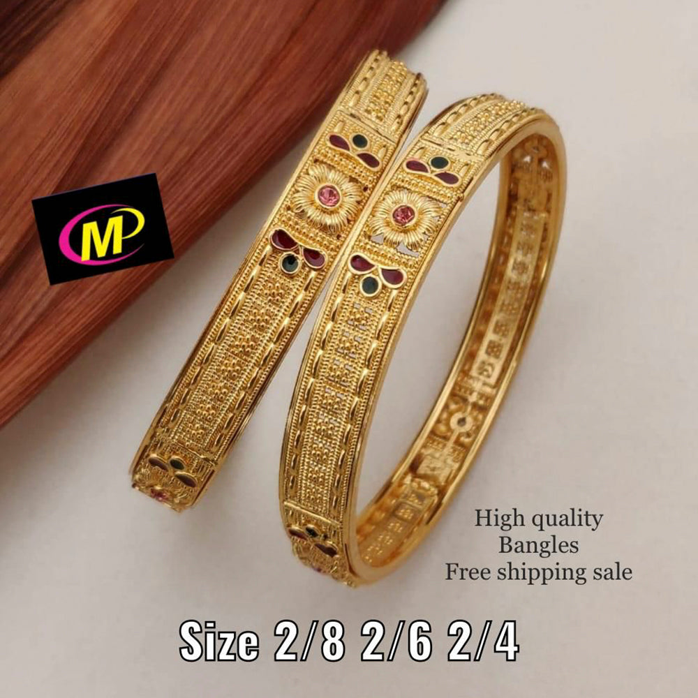 FS Collection Gold Plated Bangles