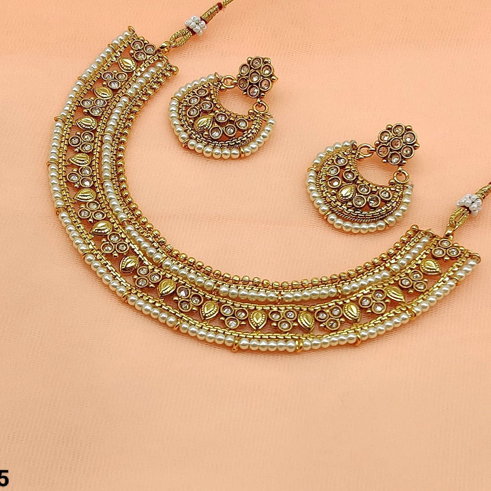 FS Collection 2 Tone Plated Necklace Set