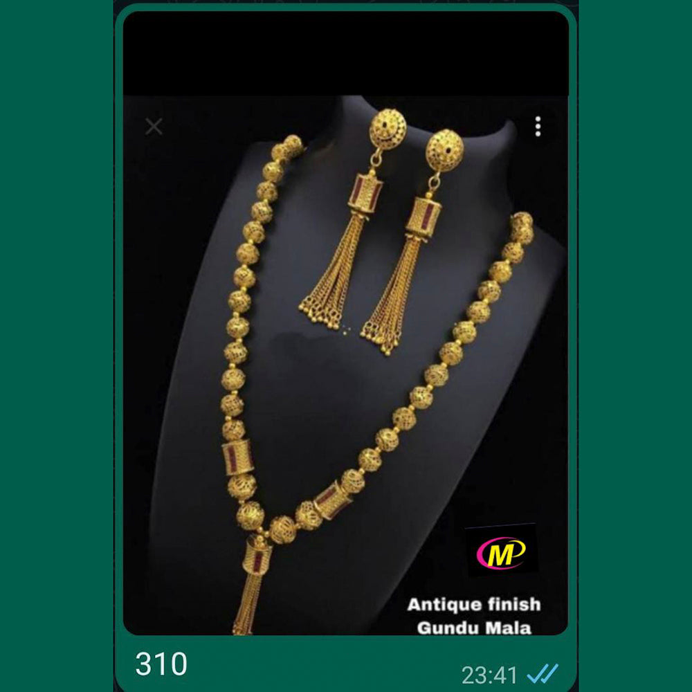 FS Collection Gold Plated Necklace