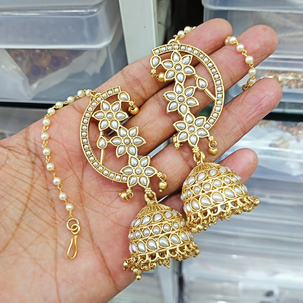 FS Collection Kanchain Jhumki Earrings