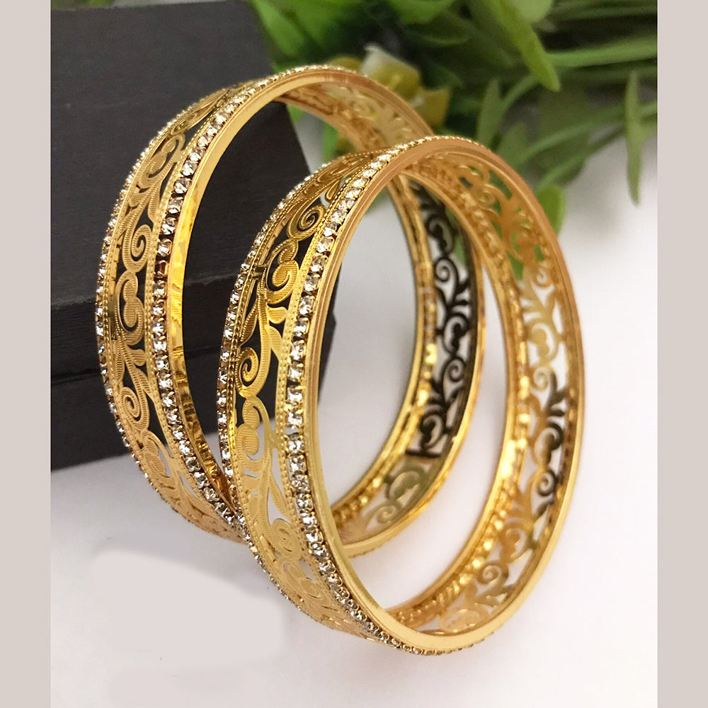 FS Collection Gold Plated Austrian Bangles Set