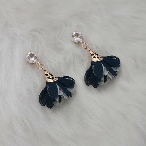Jeweljunk Gold Plated Multi Thread Earrings - 1313337A