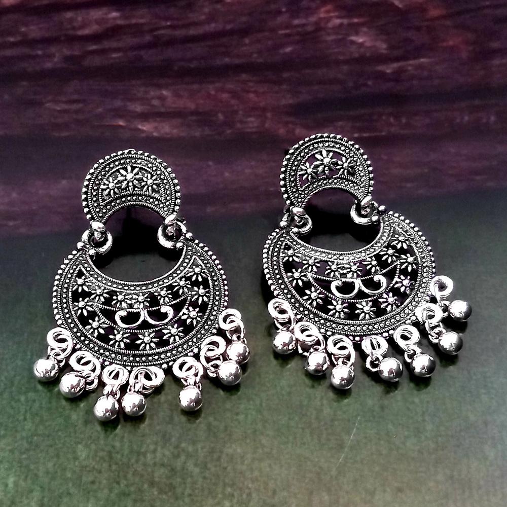 Woma Silver Plated Dangler Earrings - 1318242