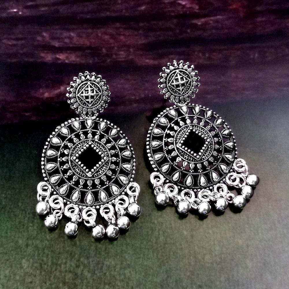 Woma Silver Plated Dangler Earrings - 1318249