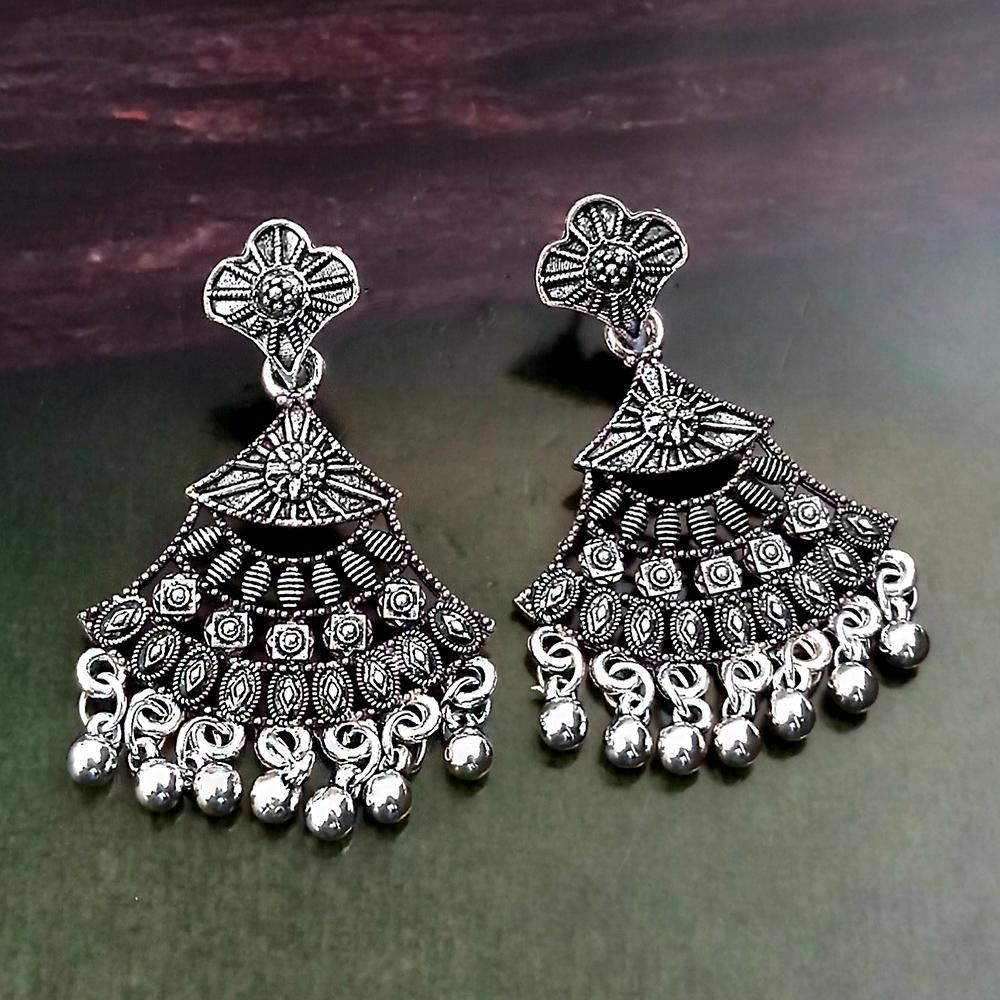 Woma Silver Plated Dangler Earrings - 1318252