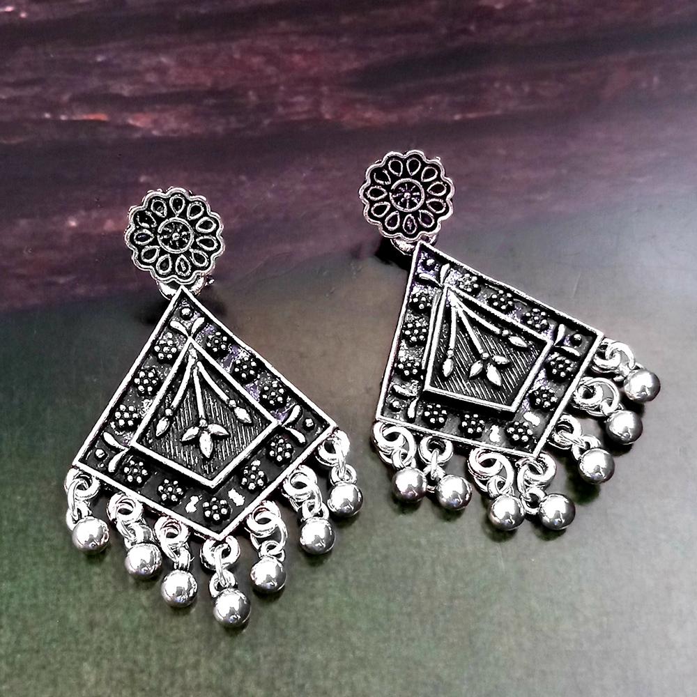 Woma Silver Plated Dangler Earrings - 1318255
