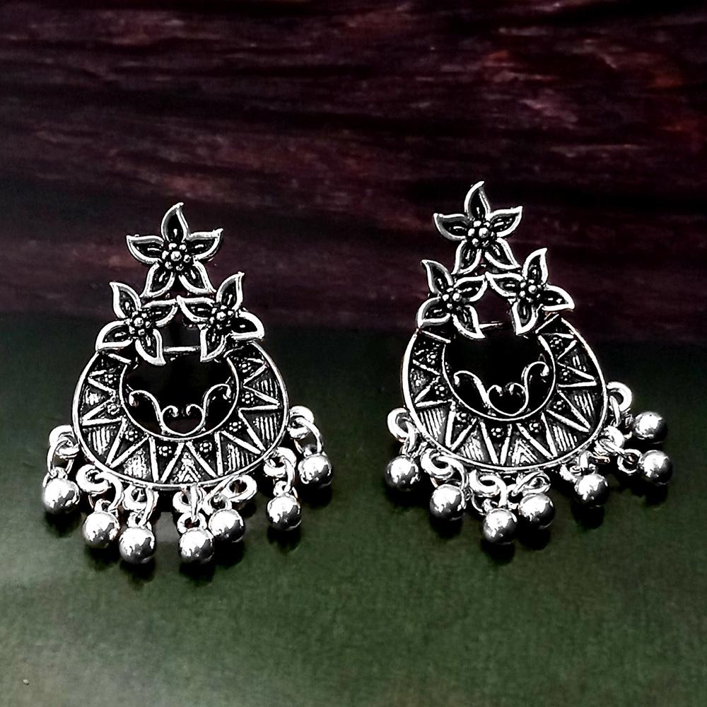 Woma Silver Plated Dangler Earrings - 1318262