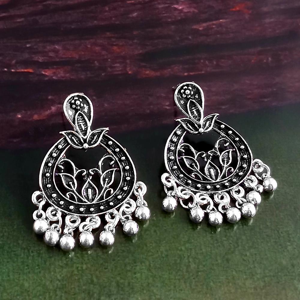 Woma Silver Plated Dangler Earrings - 1318263