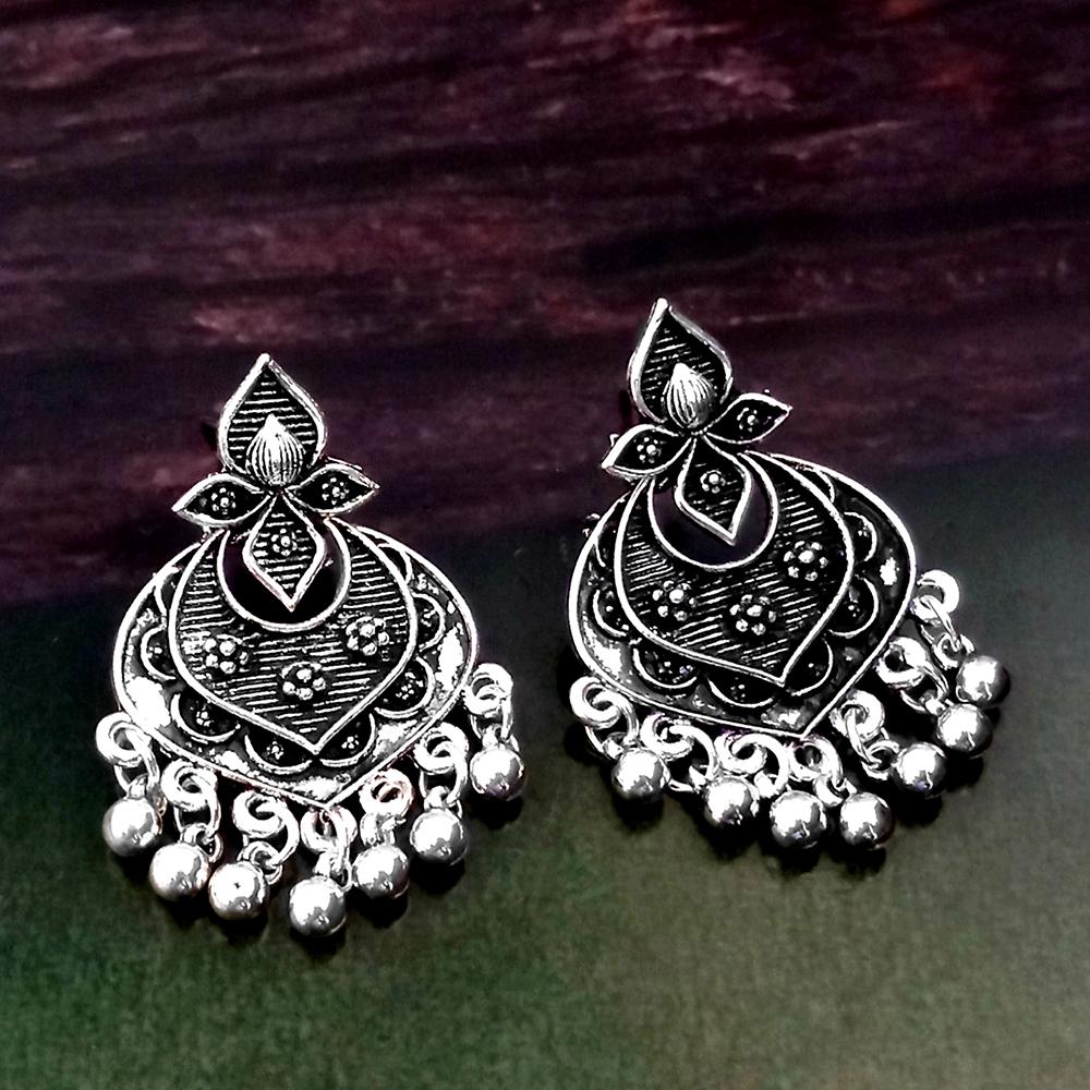Woma Silver Plated Dangler Earrings - 1318264