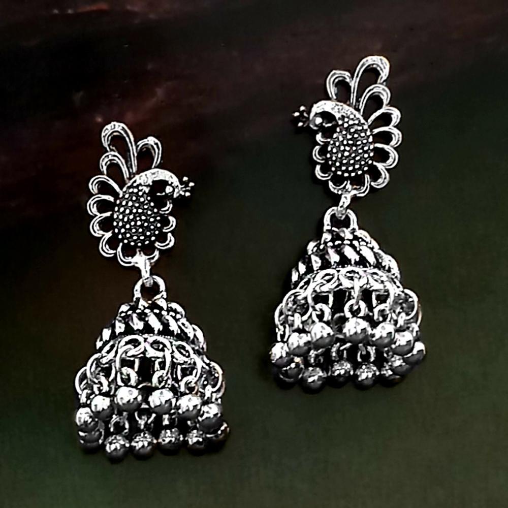 Woma Silver Plated Dangler Earrings - 1318270
