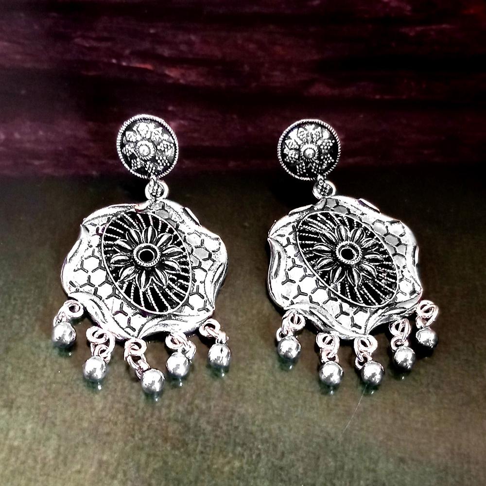 Woma Silver Plated Dangler Earrings - 1318309