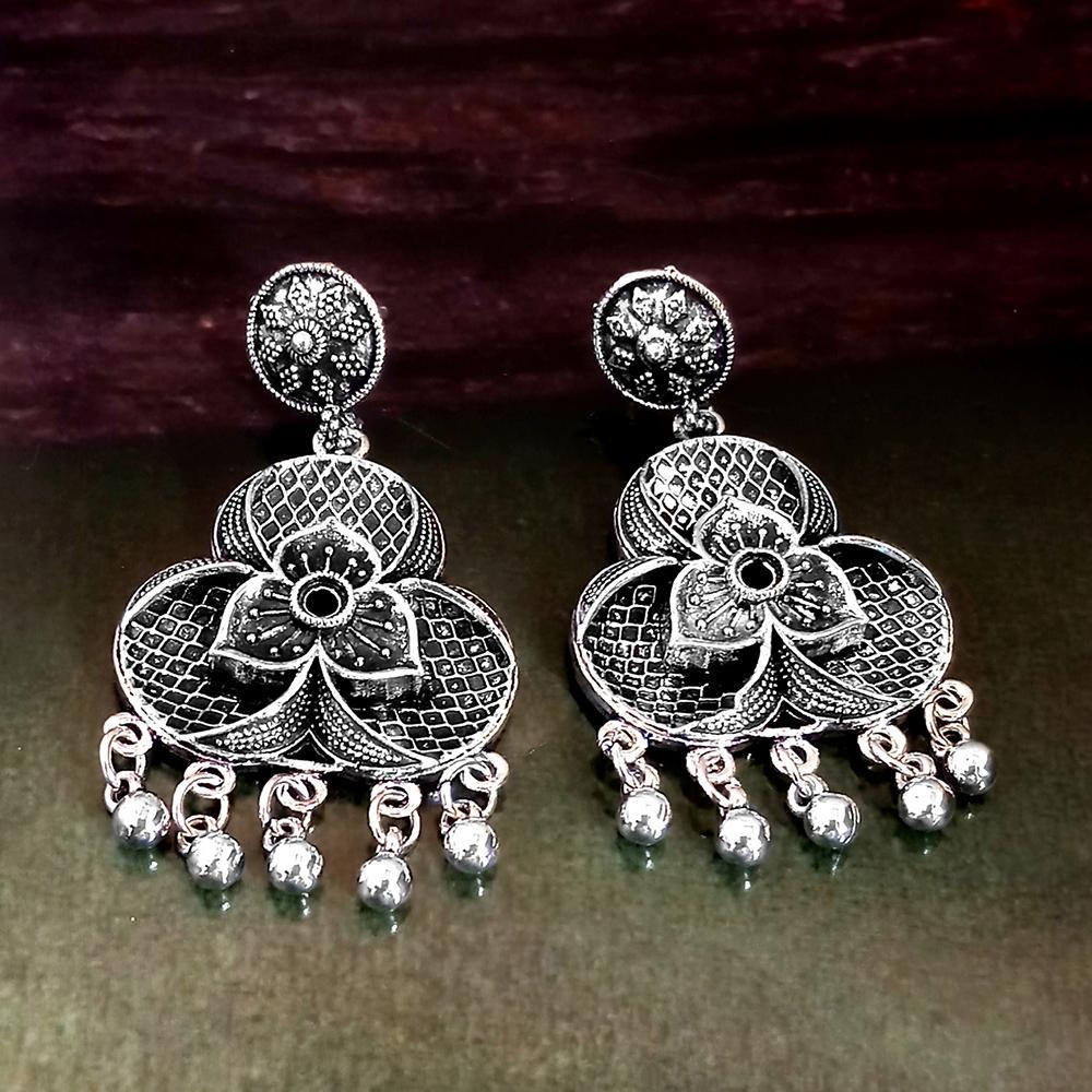 Woma Silver Plated Dangler Earrings - 1318314
