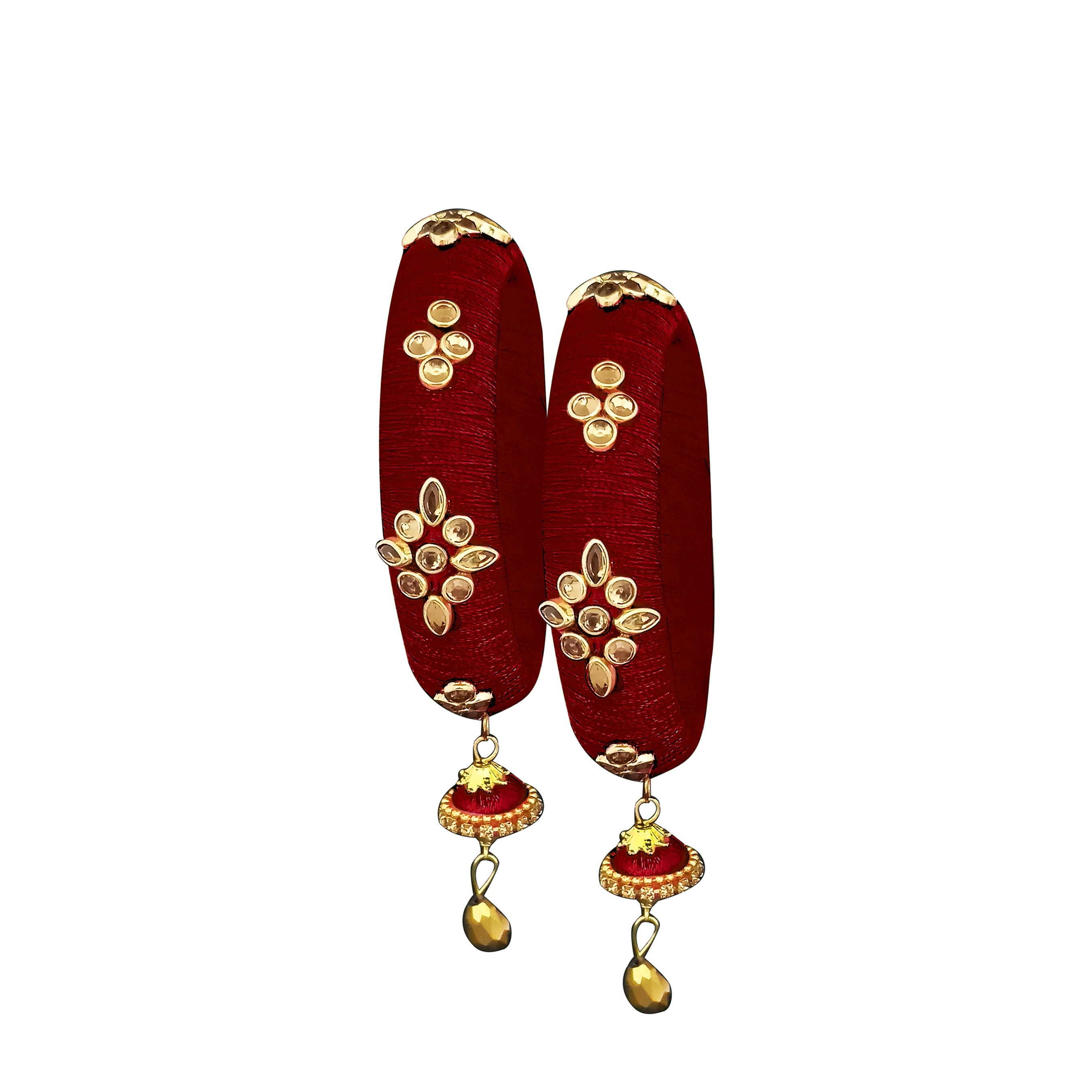 Sejal Green Color Austrian Stone Bangle Set - 1403724A
