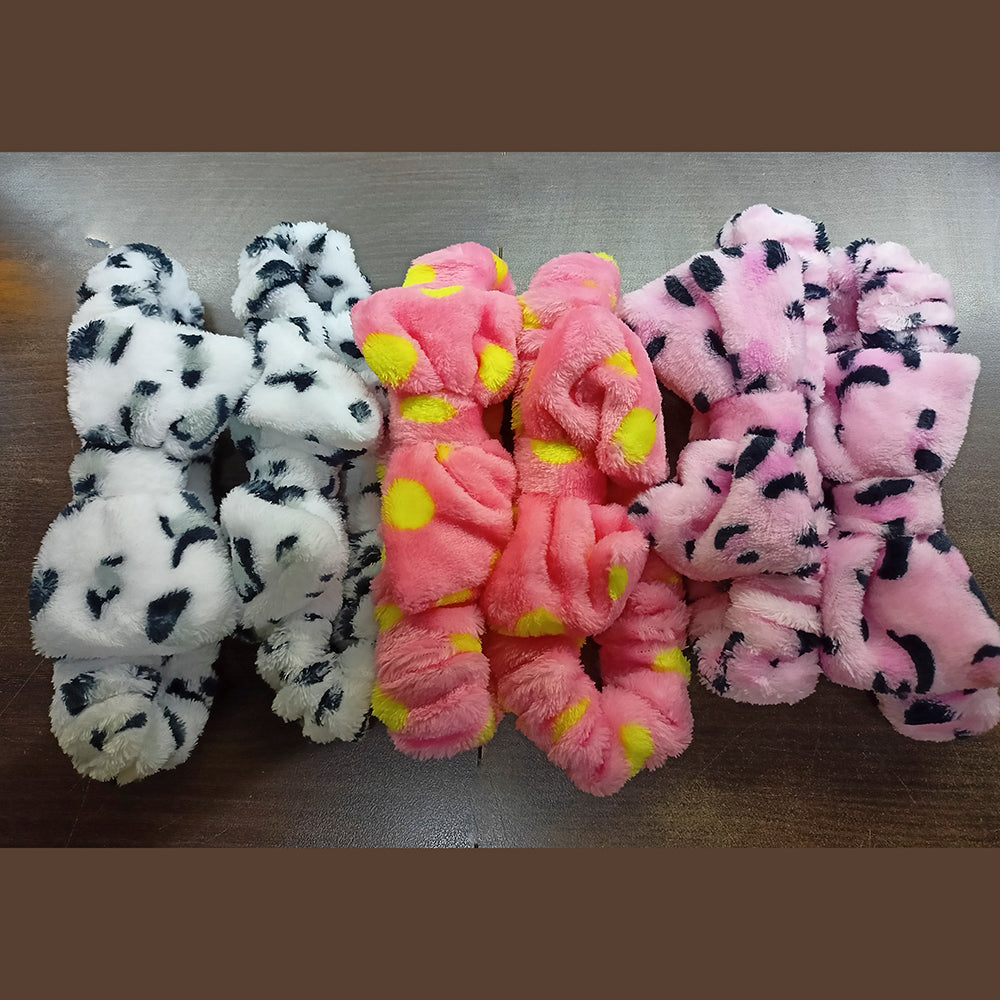 Eugenia Assorted Color Pack Of 6 Soft Hair Band