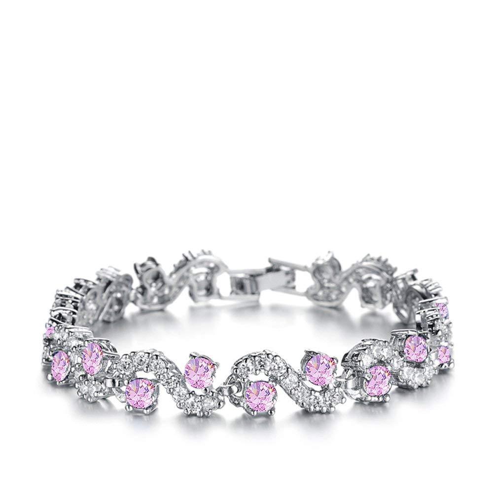 Etnico Silver-Plated Chain Bracelet (Women) - ADB181Pi