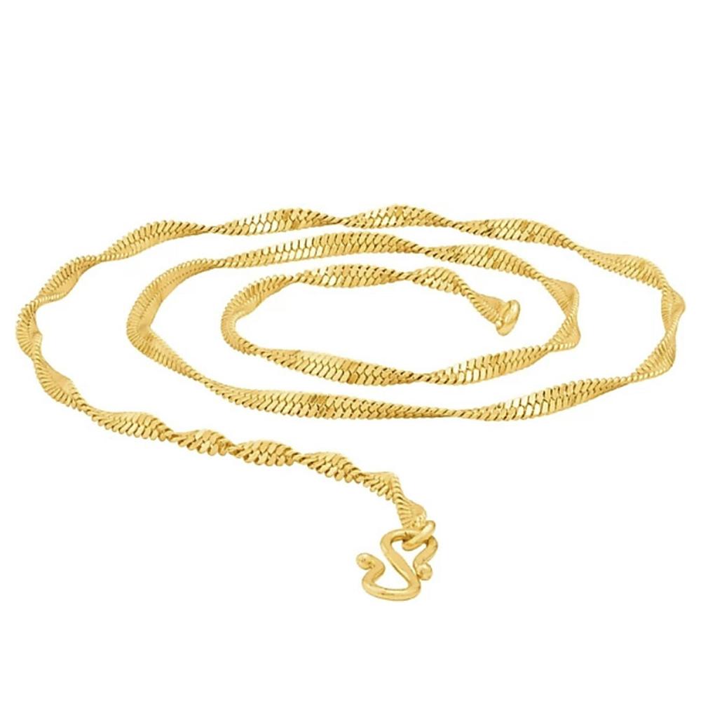 Martina Jewels Traditional Gold Plated Pack Of 6 Chain for Men - CH-102_6