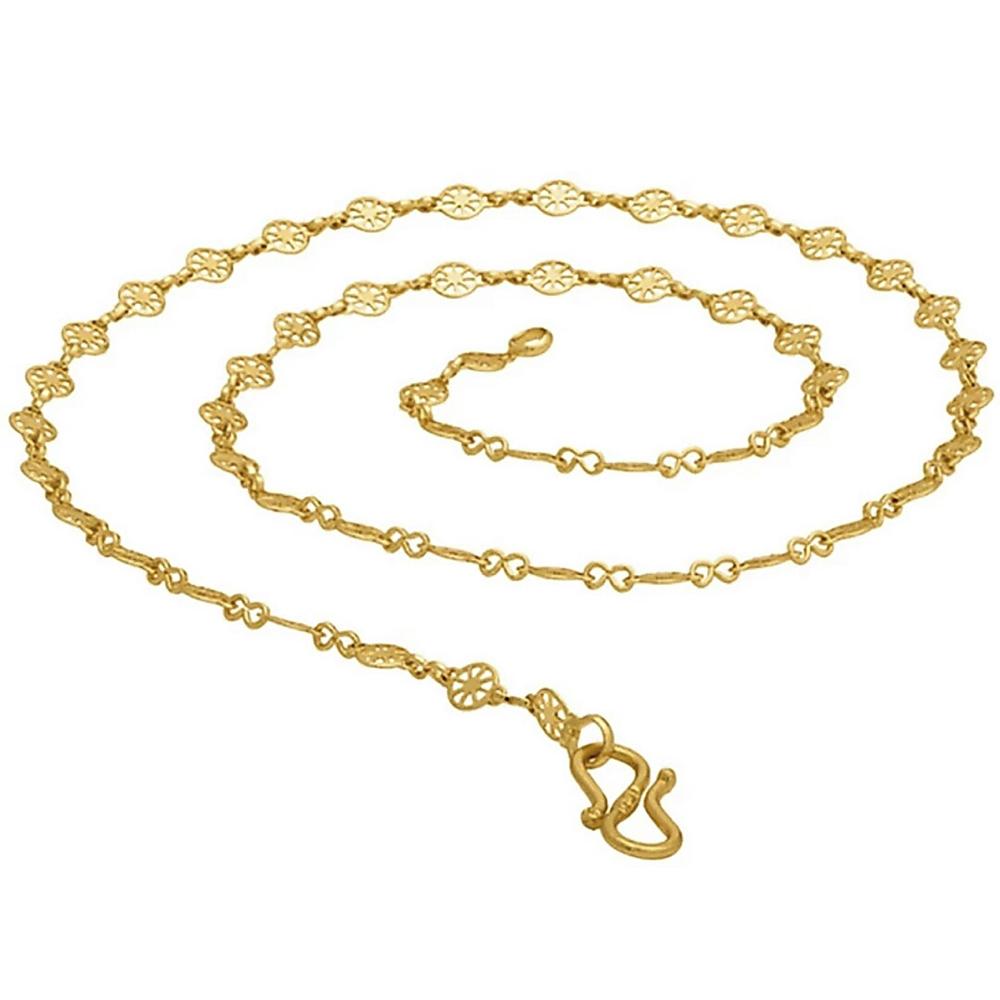 Martina Jewels Traditional Gold Plated Pack Of 6 Chain for Men - CH-104_6