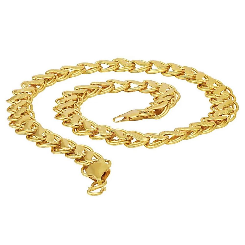 Martina Jewels Traditional Gold Plated Pack Of 6 Chain for Men - CH-108_6