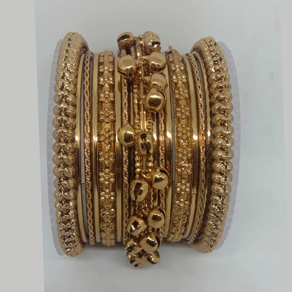 Shree Asha Bangles Gold Plated Bangles Set - P.CH.104