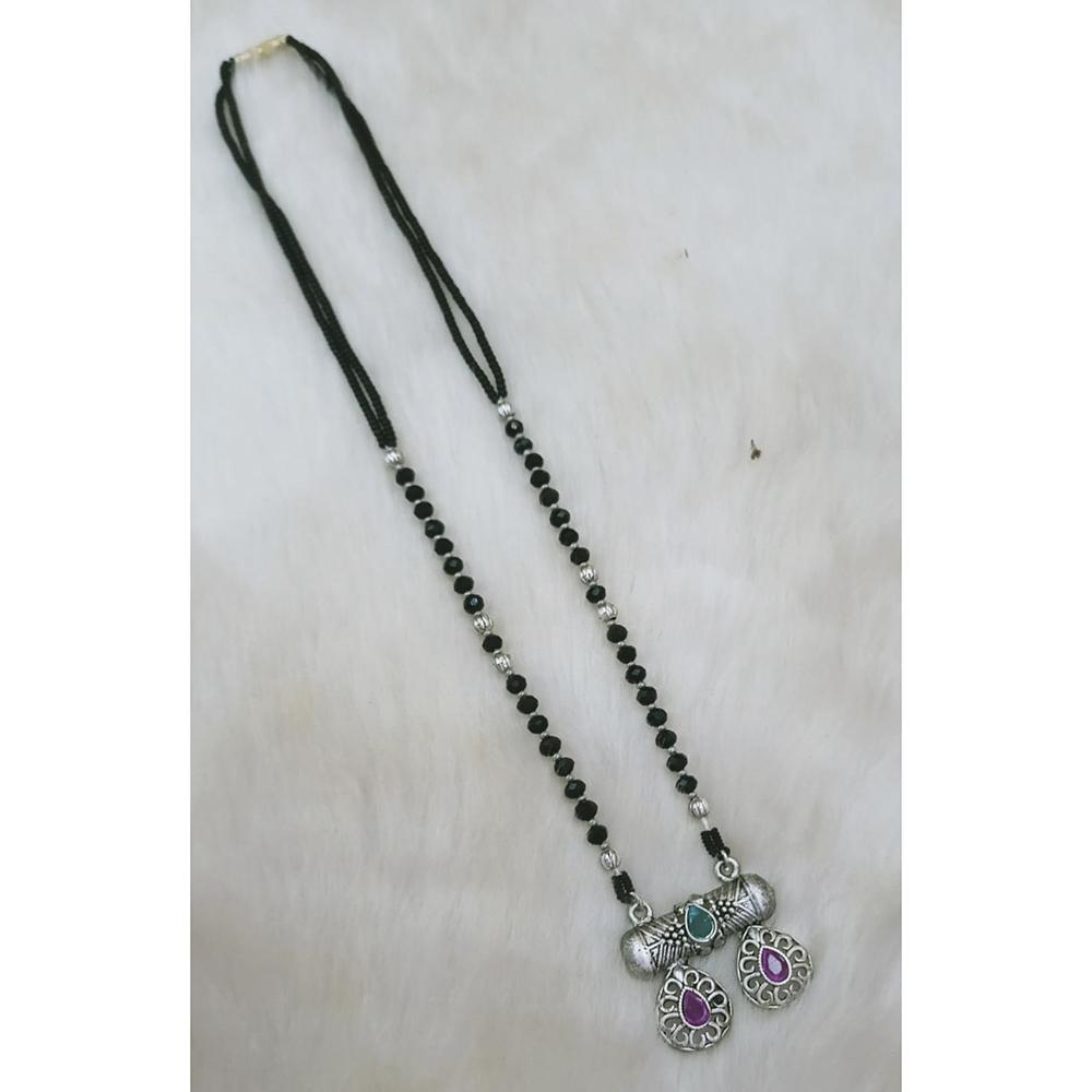Padmawati Bangles Oxidised Plated Traditional Vati Mangalsutra For Women - PBACC20