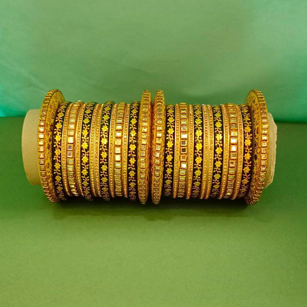 Pooja Bangles Kundan Stone Acrylic Bangles