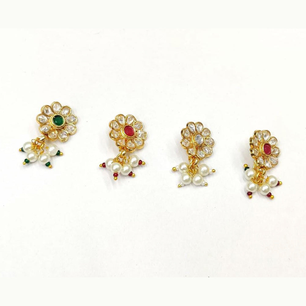 Pooja Bangles Gold Plated Nose Pin