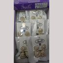 Tip Top Jewellers Stunning Kundan Stone And Pearl Jhumki Earrings (Pack of 12)