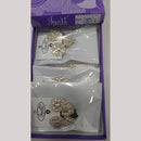 Tip Top Jewellers Stunning Kundan Stone And Pearl Jhumki Earrings (Pack of 12)