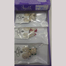 Tip Top Jewellers Stunning Kundan Stone And Pearl Jhumki Earrings (Pack of 12)