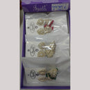 Tip Top Jewellers Stunning Kundan Stone And Pearl Jhumki Earrings (Pack of 12)