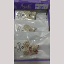 Tip Top Jewellers Stunning Kundan Stone And Pearl Jhumki Earrings (Pack of 12)