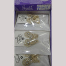 Tip Top Jewellers Stunning Kundan Stone And Pearl Jhumki Earrings (Pack of 6)