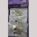 Tip Top Jewellers Stunning Kundan Stone And Pearl Jhumki Earrings (Pack of 6)