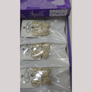 Tip Top Jewellers Stunning Kundan Stone And Pearl Jhumki Earrings (Pack of 6)