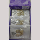 Tip Top Jewellers Stunning Kundan Stone And Pearl Jhumki Earrings (Pack of 6)