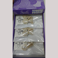 Tip Top Jewellers Stunning Kundan Stone And Pearl Jhumki Earrings (Pack of 6)