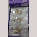 Tip Top Jewellers Stunning Kundan Stone And Pearl Jhumki Earrings (Pack of 6)