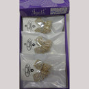 Tip Top Jewellers Stunning Kundan Stone And Pearl Jhumki Earrings (Pack of 6)